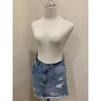 ราคา กระโปรงยีนส์ สั้น FOREVER 21 Size M ซิปหน้า กระดุมหน้า ทรงสวย ดีไซน์ผ้าขาด สวยเก๋มาก งานพรีเมี่ยมนำเข้าจากญี่ปุ่น Size M (25586619969)