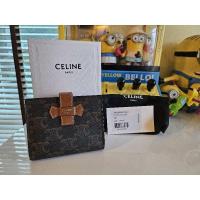 ราคา Small Strap Wallet in Triomphe Canvas and Lambskin กระเป๋าสตางค์ Celine มือสองของแม่ค่า (19793079065)