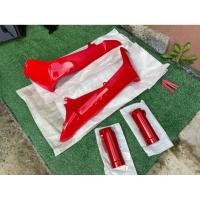 ราคา ชุดบังลม+ครอบโช๊คหน้า Yamaha Mate111 Y111 แท้ใหม่ทุกชิ้นสีแดง (26092590859)