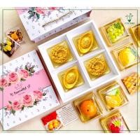 ราคา ขนมเปี๊ยะมงคล 4 ชิ้น (มังกรทอง 2ชิ้น กิมตุ้ง 2ชิ้น) ในกล่องสวยหรูพร้อมถุงหูหิ้วเข้าชุดกัน (27552147980)