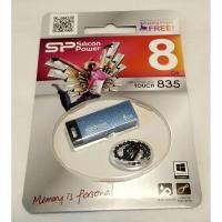 ราคา 8 GB FLASH DRIVE SILICON POWER TOUCH 835 (BLUE) (7852827803)