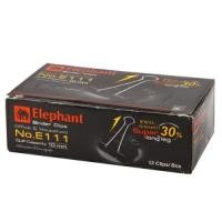 ราคา ELEPHANT คลิปดำ 25 มม. รุ่น E111 (กล่อง 12 ตัว) (29554837094)