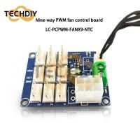 ราคา บอร์ดควบคุมความเร็ว DC 12V 9-Way PWM ควบคุมความเร็ว NTC หลายช่องทาง สําหรับพัดลมระบายความร้อน CPU PC (17097192112)