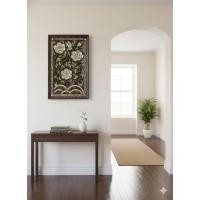 ราคา กรอบรูปแกะสลัก ไม้จามจุรี ลายดอกกุหลาบ สีขาวแต่งกระจก 34x54 cm หนาครึ่งนิ้ว งานไม้ แกะสลัก ฉลุ สีสัน (52853487172)