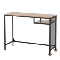 ราคา FJÄLLBO ฟแยลบู โต๊ะแล็ปท็อป, ดำ, 100x36 ซม. อีเกีย (1625885262)