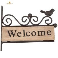 ราคา ป้ายไม้รูปนก Welcome สไตล์วินเทจ COD (7778970139)
