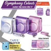 ราคา กระเป๋าหนัง SYMPHONY LASER COLOR Fujifilm Instax Mini 8 / 9 / 11 กระเป๋าเคสโพลารอยด์ (29237939390)