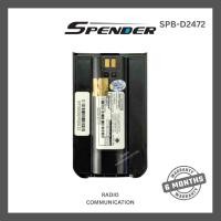 ราคา แบตเตอรี่วิทยุสื่อสาร SPENDER D2472 (SPB-2472) รับประกันศูนย์ 6 เดือน DC 3.7V 2,700 mAh (46155199425)