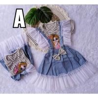 ราคา GIRLS TUTU DRESS ชุดเด็ก/เด็กอ่อน 1-2 ขวบ เดรสเด็กน่ารัก (26565178861)