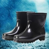 ราคา โรงงานเอาท์เล็ต【Hj】high CUT Rain BOOTS (OTA) Mens OTA (39-45) (29111319464)