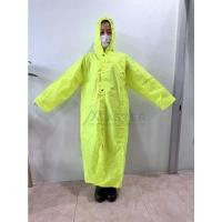 ราคา ชุดกันฝน, เสื้อกันฝนจราจร, แบบชุดคลุมอย่างดี เสื้อโค้ชกันฝนจราจร, เสื้อกันฝนสีเขียวมะนาว มีแถบสะท้อนแสง 1 แถบ ด้านหลัง (20903221033)