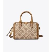 ราคา กระเป๋า tory burch / TORY BURCH T MONOGRAM JACQUARD MINI BARREL BAG ของใหม่ ของแท้ 100% (17393475912)