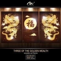 ราคา ชุดภาพ มงคล 3 กรอบ " มังกร ฮก มังกร" เพิ่มความศิริมงคล เสริมบารมี พร้อมกรอบลอยไม้สน (20541311733)