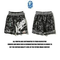 ราคา Bape ของแท้ 100% กางเกงกีฬาขาสั้น ลายพรางดาว ทรงหลวม สีดํา สําหรับผู้ชาย และผู้หญิง (25520857002)