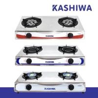 ราคา KASHIWA เตาแก๊สหัวคู่หน้าสแตนเลส รุ่น K-2100 หัวคู่อินฟาเรด K-2007 และ หัวคู่เทอร์โบ K-2004 / K-2005 / K-2006 (9227031180)