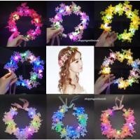 ราคา ที่คาดผมLED ที่คาดผมมีไฟ ที่คาดผมดอกไม้ มงกุฎสีดอกไม้ มงกุฎมีไฟสาว นางฟ้าปาร์ตี้ เรืองแสง สําหรับเพื่อนเจ้าสาว ไฟกระพริบ (27107916662)