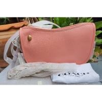ราคา แท้!! กระเป๋าสะพาย crossbody ได้ Coach Swinger Bag With Chain สีชมพู งานช้อบ ใหม่ (22066055713)