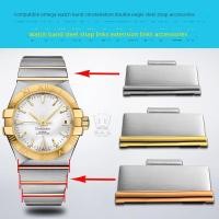 ราคา เหมาะสําหรับ Omega Omega Strap Constellation Double Eagle Steel Strap Watch Festival Accessories Extended Watch Strap Stainless Steel Bracelet (51605877485)