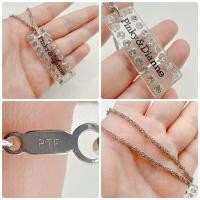 ราคา สร้อยคอ แบรนด์ pinky & dianne ชุบแพลทินัม (25879277141)