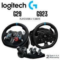 ราคา ⚡️จอยพวงมาลัยเกมมิ่ง⚡️ LOGITECH G923 / G29 / G920 Gaming Racing Wheel Steering for PC / PS5 / PS4 สำหรับเกมแข่งรถ (23518251483)