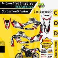 ราคา Striping Trim decal สติกเกอร์สําหรับ KAWASAKI DTRACKER DTX KLX D TRAKER D TRACKER D-TRAKER150 cc 2015 2016 2017 กึ่งเต็มตัว (25157959467)