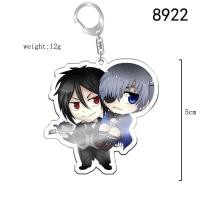 ราคา อะนิเมะบัตเลอร์สีดํา Kuroshitsuji Sebastian Ciel Phantomhive คอสเพลย์ Action Figure อะคริลิคพวงกุญแจ Qu (52106130542)