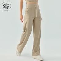ราคา ♞,♘A alo yoga ชุดกางเกงโยคะผู้หญิง กางเกงกีฬาขาตรงระบายอากาศ กางเกงฟิตเนสเอวสูง กางเกงโยคะหลวมสบาย (40004100639)