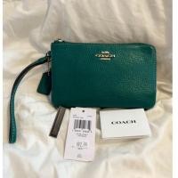 ราคา กระเป๋าสตางค์ COACH คล้องมือของแท้ 100 % 2 ซิป Size S มือ 2 (ปล่อยของแม่ค้าเอง) (25835846837)