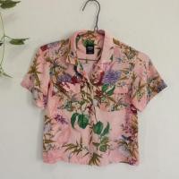 ราคา เสื้อลายดอกสีชมพูCPSสภาพใหม่ (29431252179)