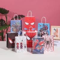 ราคา ถุงกระดาษการ์ตูน ถุงกระดาษวันเกิด Frozen Spiderman Avenger Car Pony Princess Sonic Doorgift Bag Goodies Bag (51754995850)