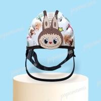 ราคา หมวกกันน็อคป้องกันศีรษะเด็ก - หมวกกันน็อคเพื่อปกป้องศีรษะของทารกในรถยนต์พร้อมแผ่นบังฝุ่น - หมวกกันสําหรับเด็ก (48554710159)
