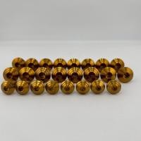 ราคา น็อตชุดสี NSR 150 ไฟตากลม ก้นหอยทอง สแตนเลสแท้100% 304 งานมอเตอร์ไซค์ (50806079976)