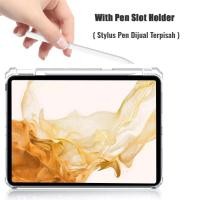 ราคา เคส Samsung Galaxy Tab S11 / Samsung Tab S11 / Anti Crack Softcase Standing Casing Clear Slot Pen (47051008135)