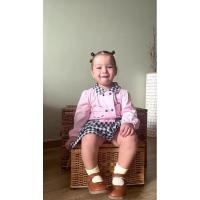 ราคา พร้อมส่งในไทยชุดเซ็ต เสื้อ+กางเกงกระโปรงสก็อต น่ารักมากก/ป้ายBNO/ผ้าcotton (25755895464)