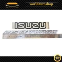 ราคา สติ๊กเกอร์ ISUZU + 2.5 Di TURBO sticker isuzu 2.5 Di TURBO อิซูซุ 1 ชุด 2 ชิ้น (ตามรูป) มีเก็บเงินปลายทาง (29157354926)