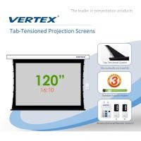 ราคา Vertex Tab Tension Motor Screen 120 นิ้ว 16:10 มีเชือกขึงตึงอยู่ด้านข้าง ช่วยให้ผ้าเรียบตึง จอโปรเจคเตอร์ projector (43709402443)