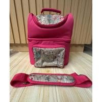 ราคา แท้ CAMERA กระเป๋าเก็บอุณหภูมิร้อนเย็น มี 2 ชั้น สีชมพู มือ 2 สภาพดี (44408487129)