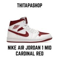 ราคา NIKE AIR JORDAN 1 MID CARDINAL RED (12274557869)