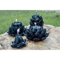 ราคา เทียนดำ เทียนไว้พระราหู เทียนรูปดอกบัว (28906531461)