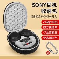 ราคา เหมาะสําหรับ Sony/Sony WH-1000XM4 กระเป๋าเก็บหูฟัง xm4/xm6 ชุดหูฟังหูฟังบลูทูธกล่องเก็บ 1,000Xm4/1,000Xm6 หูฟัง Shock-proof แบบพกพาป้องกันกล่อง Hard Shell กระเป๋า (56955992702)