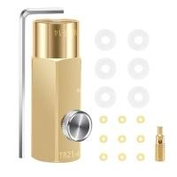 ราคา MT CO2 Refill Pack Adapter ทองเหลือง Homebrew การเชื่อมต่ออุปกรณ์เสริมสําหรับ CO2 Sodas Stream (50953276984)