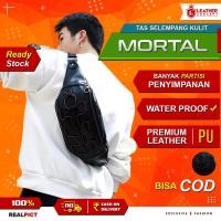 ราคา LEATHER CONCEPT กระเป๋าคาดเอว กระเป๋าสะพาย กระเป๋าสะพายข้างผู้ชาย (MORTAL) (51103096197)