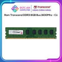 ราคา Transcend Ram DDR3 8GB Bus 1600Mhz (8GB 2Rx8 DDR3 1600U) - เก่า (43578739405)