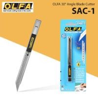 ราคา OLFA โอฟ่า รุ่น SAC-1 มีดคัตเตอร์ด้ามสเตนเลส ขนาดเล็ก 9 มม.ใส่กับใบมีดมุม 30 องศา (5475121350)