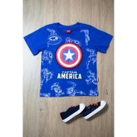 ราคา เสื้อเด็กชาย โล่กัปตันอเมริกา (รุ่นมีกระเป๋าหน้า) สินค้าลิขสิทธิ์แท้ (2346253178)