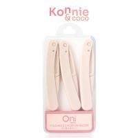 ราคา Oni Foldable Eyebrow Razor 3pcs #Sakura Pink มีดกันคิ้วพับได้โอนิ 3 ชิ้น สีชมพูซากุระ ใบมีดคม เรียบเนียน พกพาสะดวก. (18890122532)