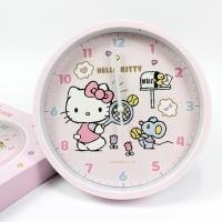ราคา นาฬิกาแขวนผนัง เสียงเดินเงียบ ลาย HELLO KITTY ซานริโอ้ ลิขสิทธิ์แท้ 24 ซม. (27038248632)