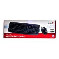 ราคา KEYBOARD & MOUSE (คีย์บอร์ดและเมาส์) GENIUS COMBO SET KM-130 USB (BLACK) (10606710727)