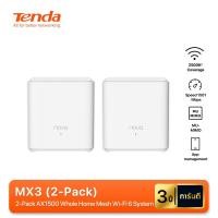 ราคา Tenda Nova MX3 AX1500 Dual Band Mesh Router Wifi6 Whole Home WiFi System Gigabit Port เราเตอร์ Wi-Fi (25554902560)