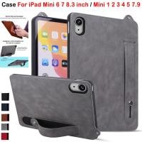 ราคา All-new Skin Feel Shell สําหรับ iPad Mini 6 7 8.3 นิ้ว 2024 แฟชั่นมือถือแท็บเล็ตสีทึบป้องกันกรณี iPad Mini 1 2 3 4 5 7.9 นิ้วผิวรู้สึก PU หนัง Stand Flip Cover (27617677678)